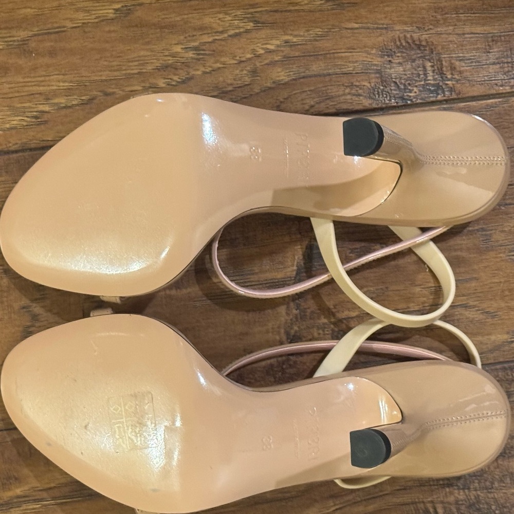 NIB Piferi Nude Caramel Fantasia Strappy Heels Sandals - Picture 5 of 7